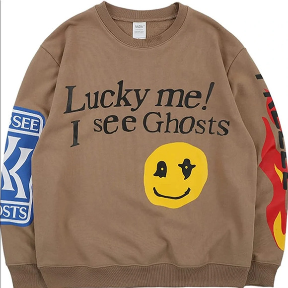 Kanye West iconic ghost sweatshirt